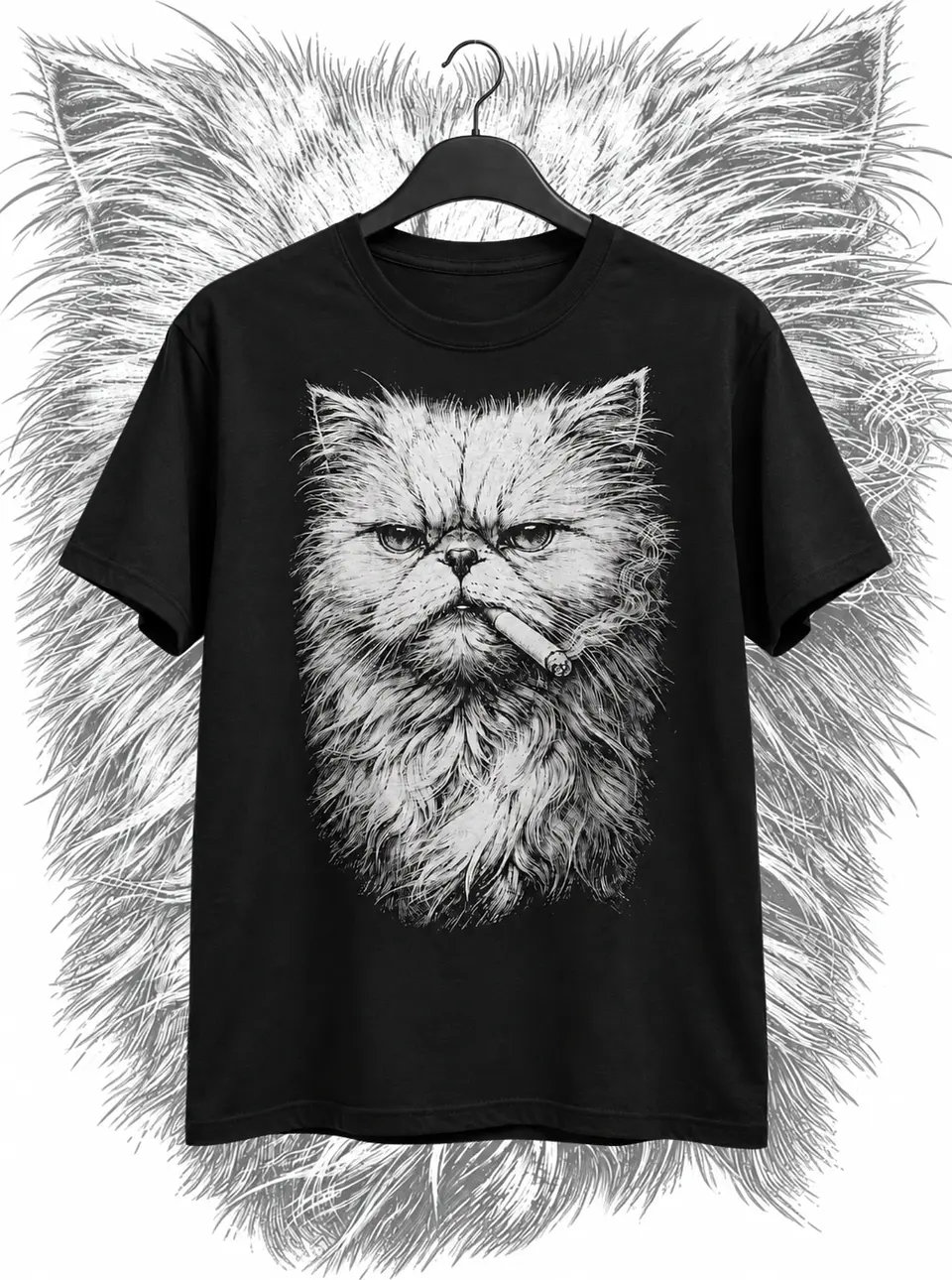 Polera Bad Cat Negro 1