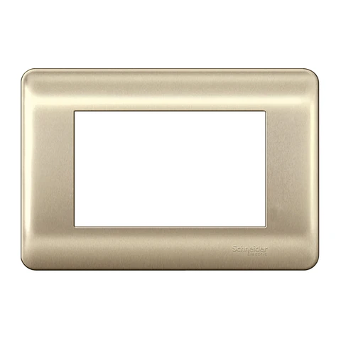 Placa modular Iridium Habit-21 3 módulos con soporte - Bronce