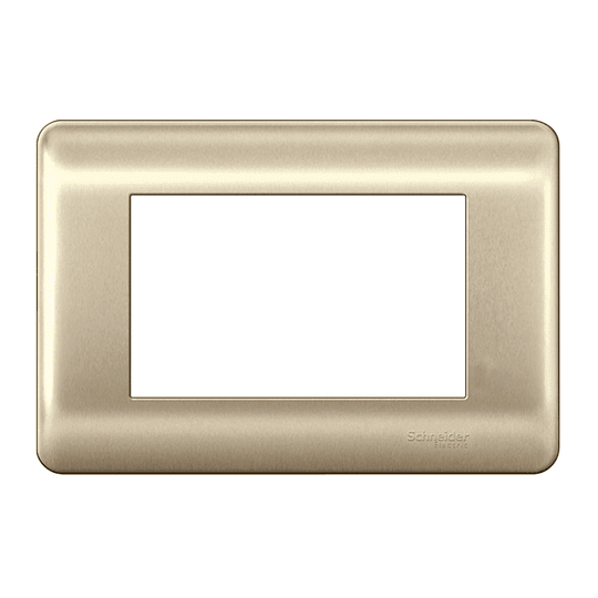 Placa modular Iridium Habit-21 3 módulos con soporte - Bronce