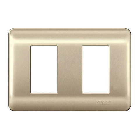 Placa modular Iridium Habit-21 2 módulos con soporte - Bronce
