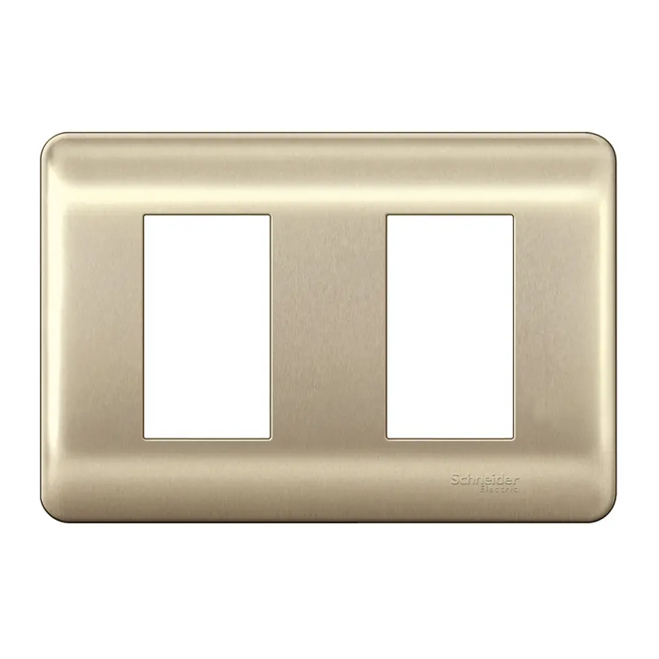 Placa modular Iridium Habit-21 2 módulos con soporte - Bronce 1