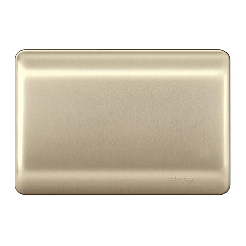 Placa modular Iridium Habit-21 ciega con soporte - Bronce
