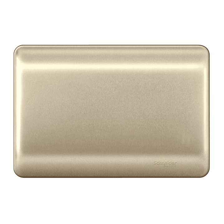 Placa modular Iridium Habit-21 ciega con soporte - Bronce 1