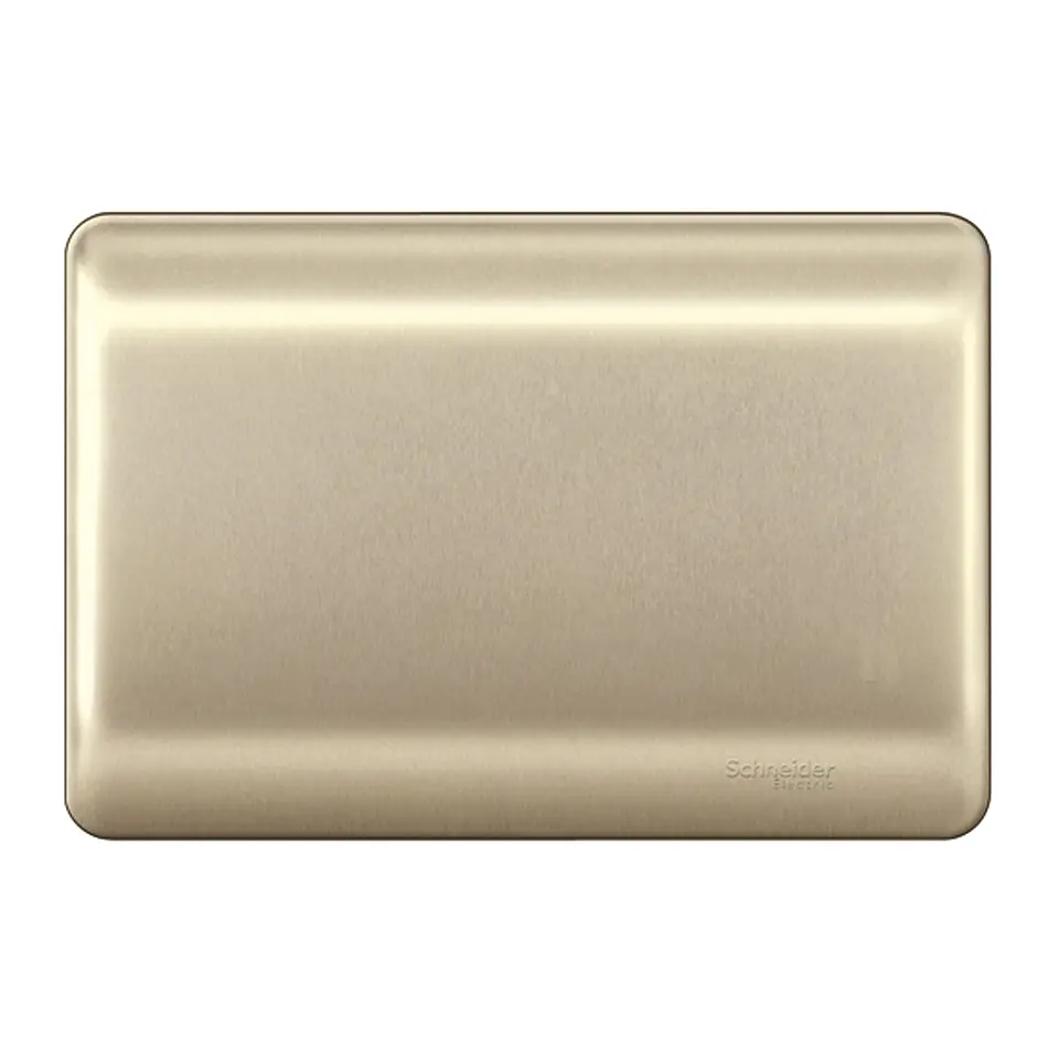 Placa modular Iridium Habit-21 ciega con soporte - Bronce 1