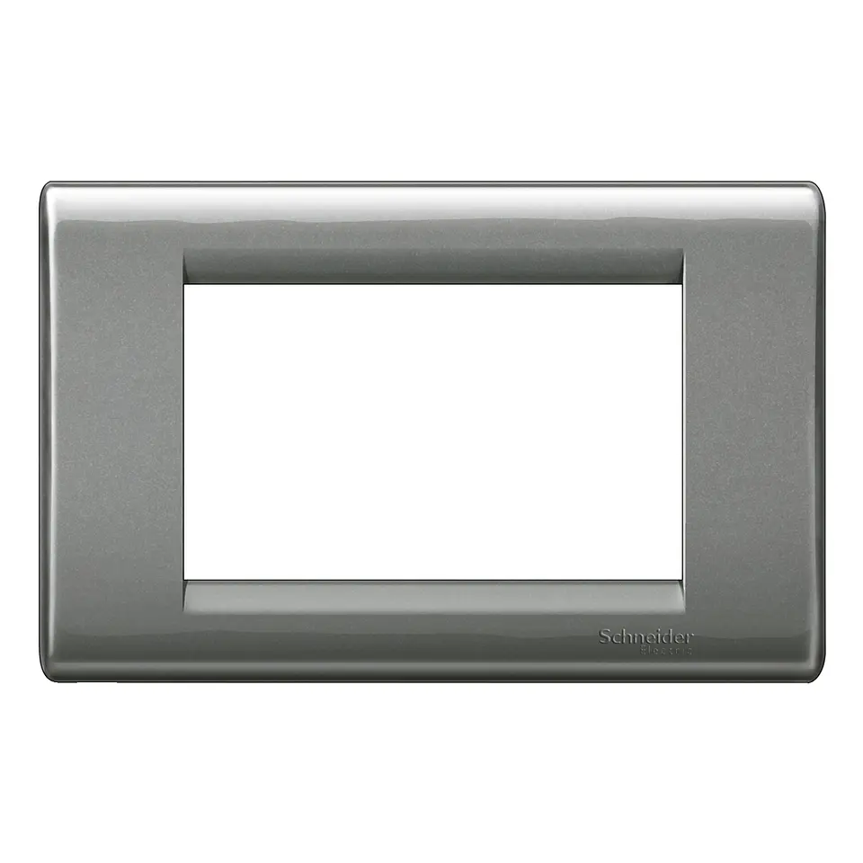 Placa modular Clasic Habit 21 3 módulos con soporte - Mercurio 1
