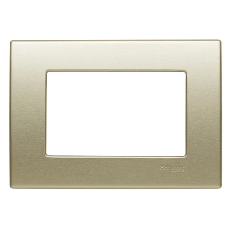 Placa modular Technik Habit-21 3 módulo con soporte - Titanio