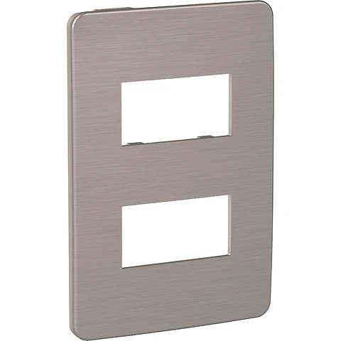 Placa modular Orion 2 módulos - Corona bronze