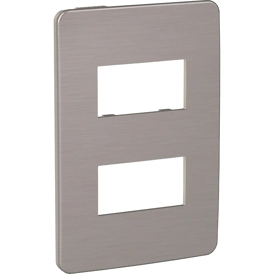 Placa modular Orion 2 módulos - Corona bronze 1