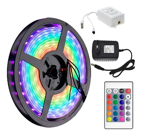Cinta LED RGB + blanco! 5 metros con control