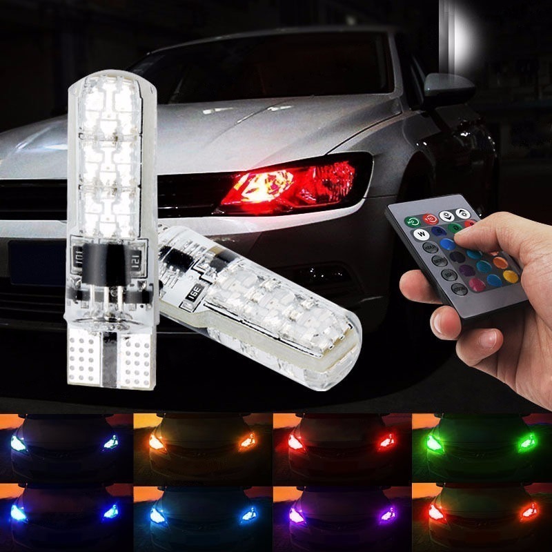 Ampolleta Led Rgb Conector E27 Con Control Remoto - Ps