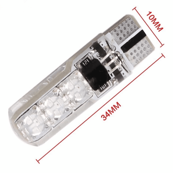 Ampolleta LED RGB para auto “cola de pescado” + control 6