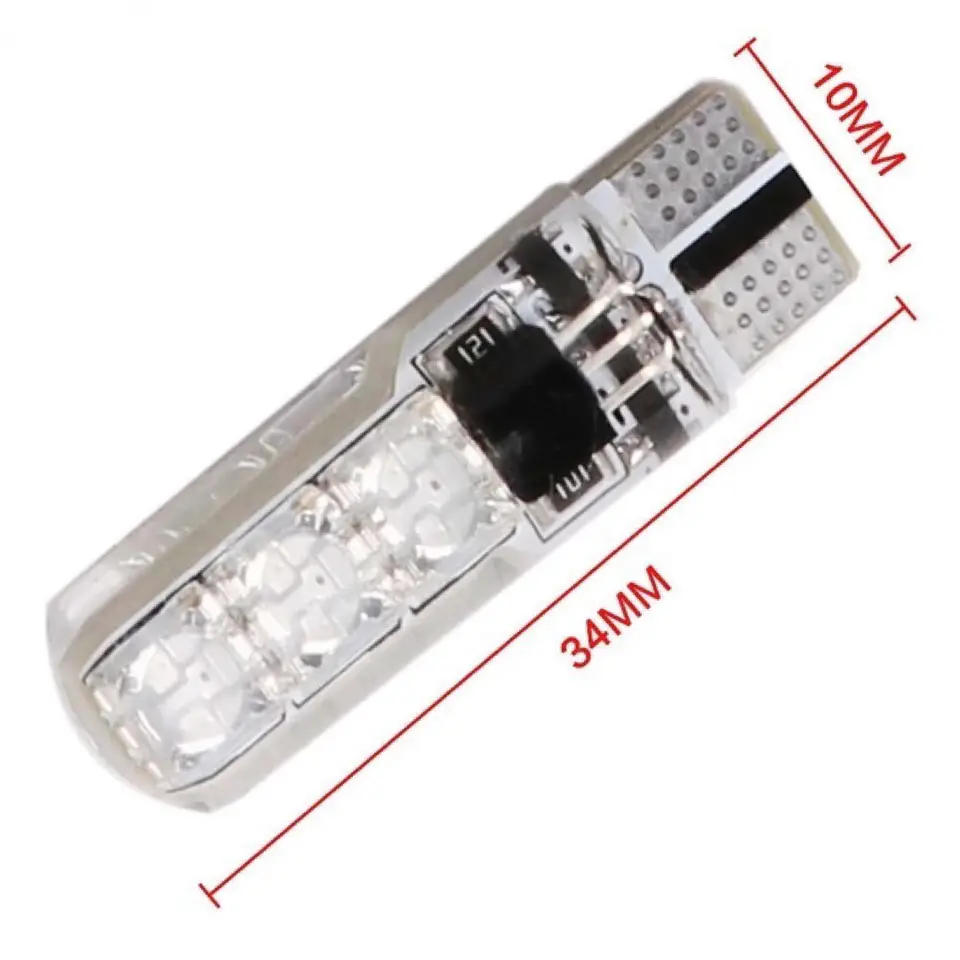 Ampolleta LED RGB para auto “cola de pescado” + control 6