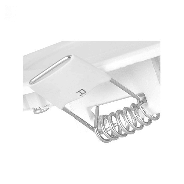 Foco panel LED 6w embutido redondo luz fria 2