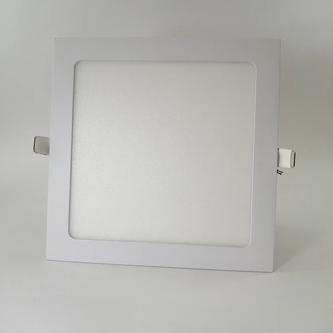 Foco panel LED 18w embutido cuadrado luz fria