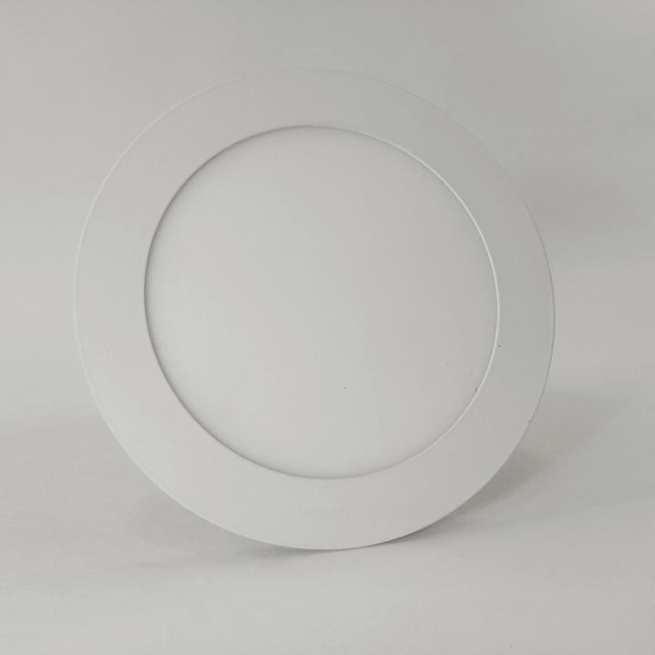 Foco panel LED 18w embutido redondo luz calida 1