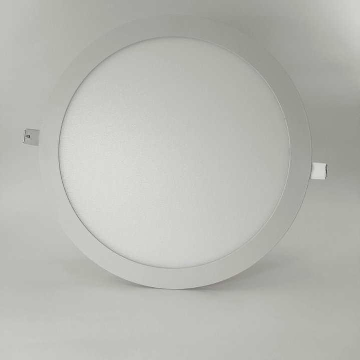 Foco panel LED 24w embutido redondo luz fria 1
