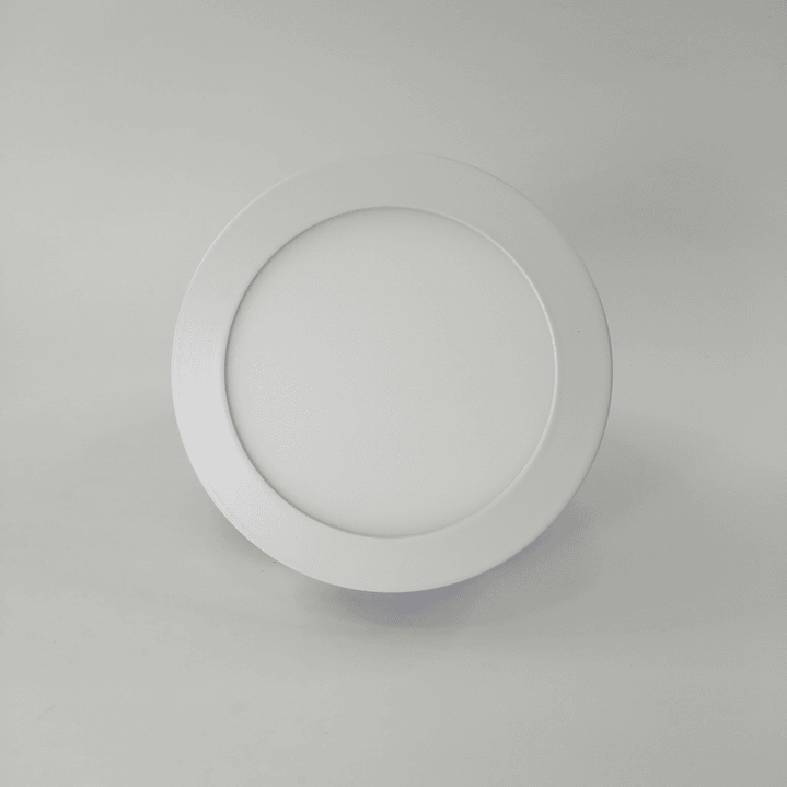Foco panel LED 6w sobrepuesto redondo luz fria 1