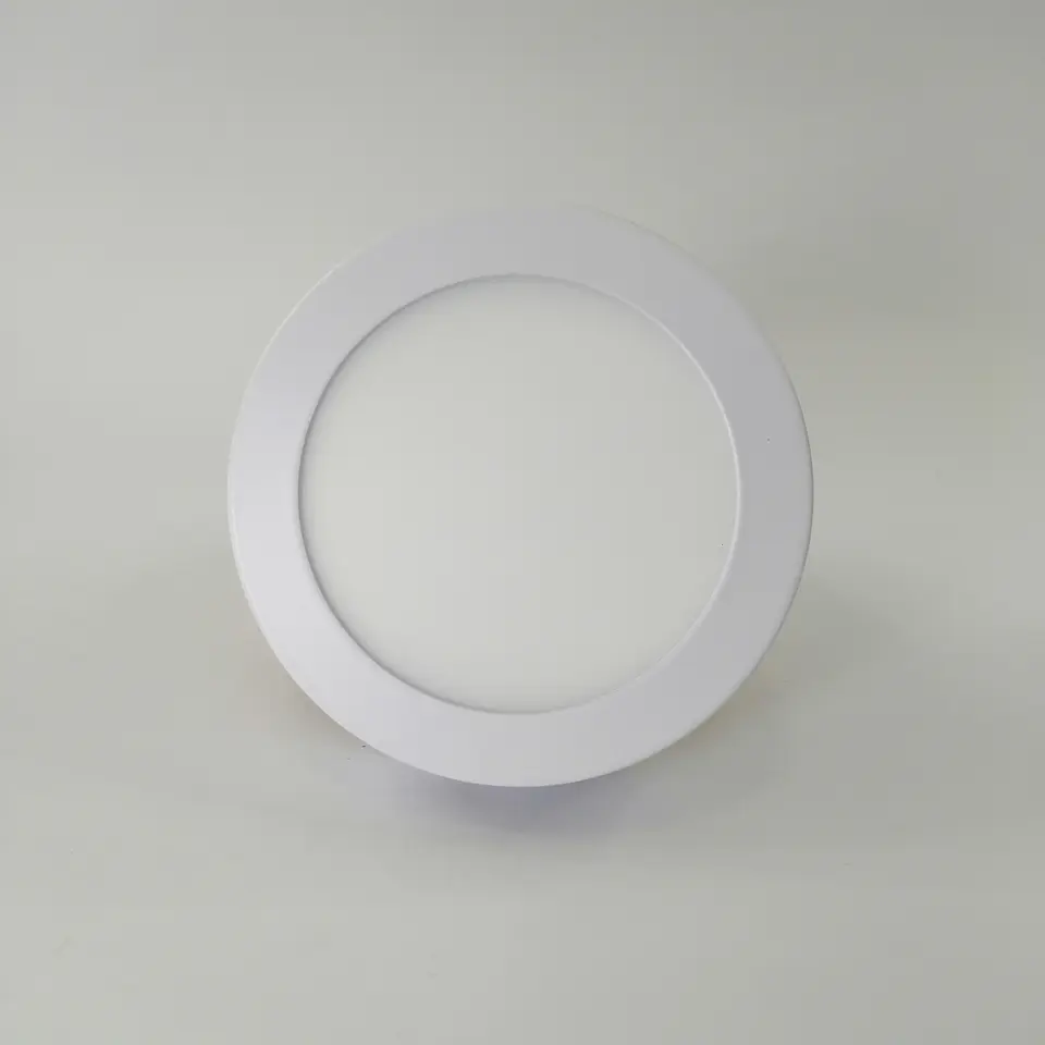 Foco panel LED 6w sobrepuesto redondo luz fria 1