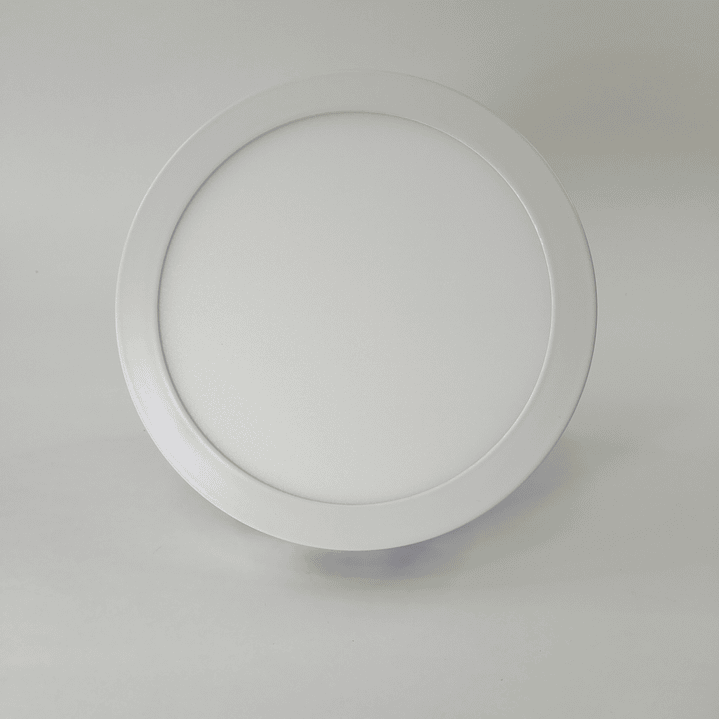 Foco panel LED 12w sobrepuesto redondo luz calida 1