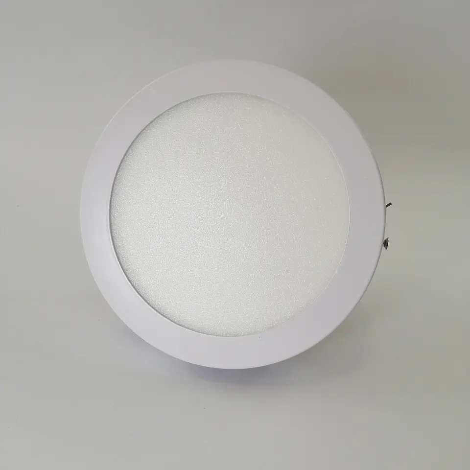 Foco panel LED 12w sobrepuesto redondo luz fria 1