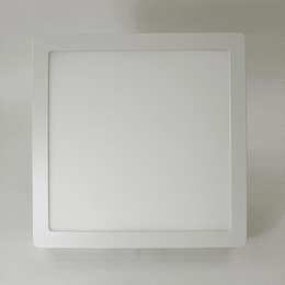 Foco panel LED 18w sobrepuesto cuadrado luz fria