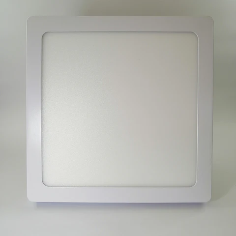 Foco panel LED 24w sobrepuesto cuadrado luz fria