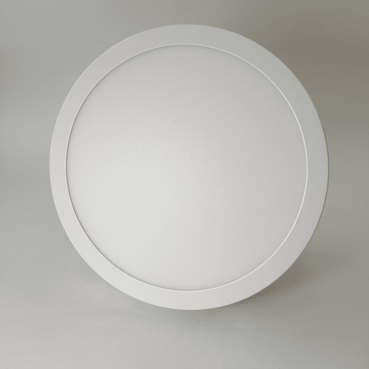 Foco panel LED 18w sobrepuesto redondo luz fria 1