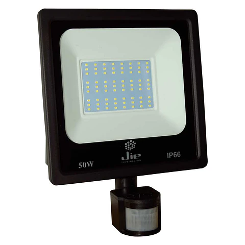 Proyector LED ultra thin 50w con sensor de movimiento IP66