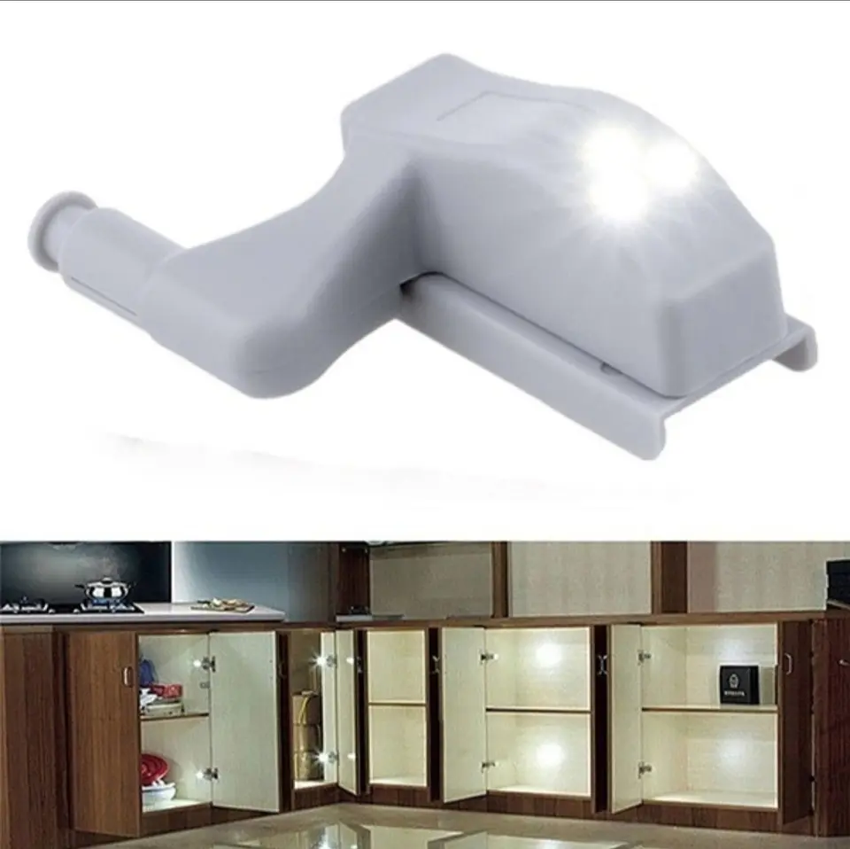 Luz LED con sensor para bisagra de gabinete 1