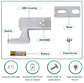 Luz LED con sensor para bisagra de gabinete - Miniatura 3
