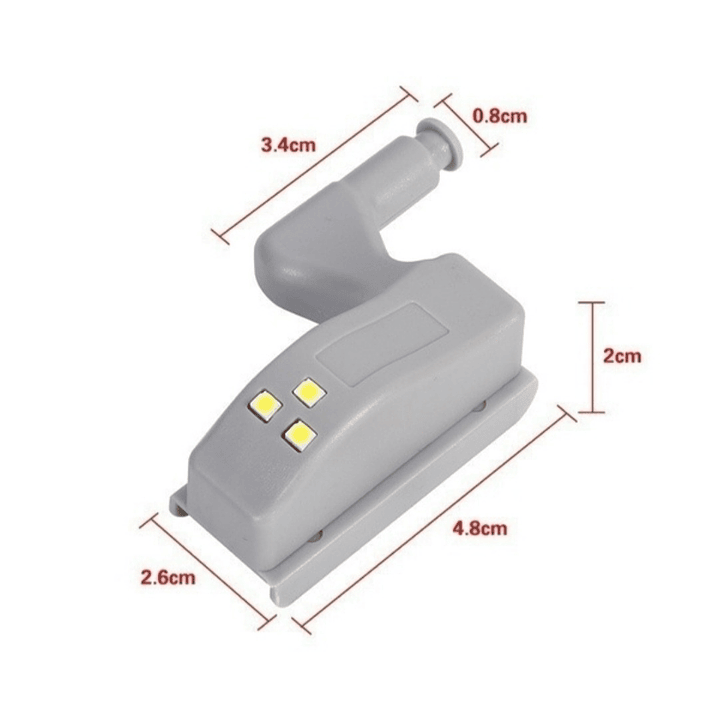 Luz LED con sensor para bisagra de gabinete 6