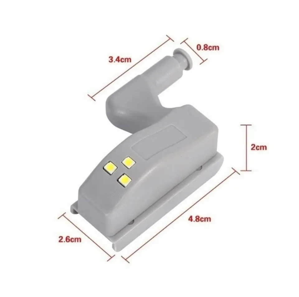 Luz LED con sensor para bisagra de gabinete 6