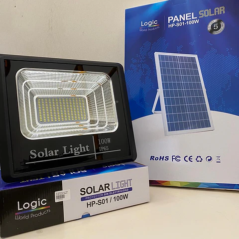 Proyector solar LED 100w línea profesional