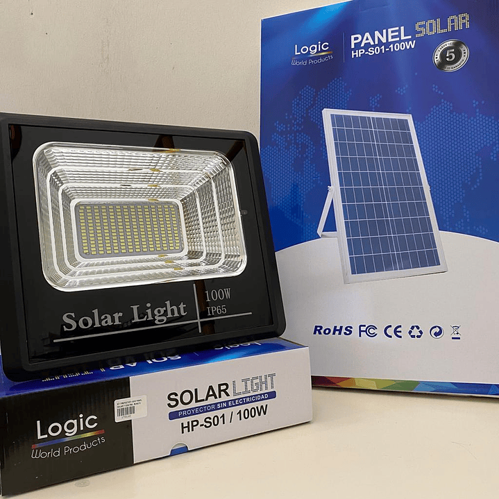 Proyector solar LED 100w línea profesional 1