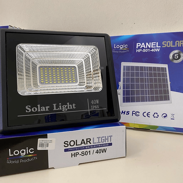 Proyector solar LED 40w línea profesional 1