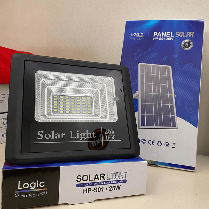 Proyector solar LED 25w línea profesional 1