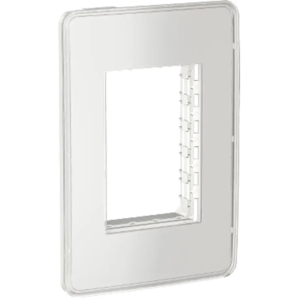 Placa modular YOU Orion 3 módulos con soporte - Blanco/Transparente 1