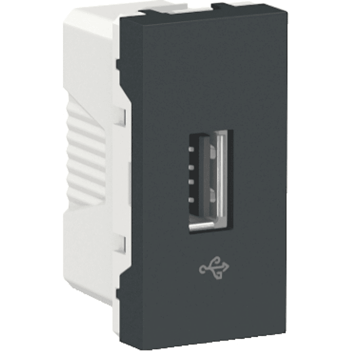 Módulo toma USB Orion conector de datos -Grafito 1