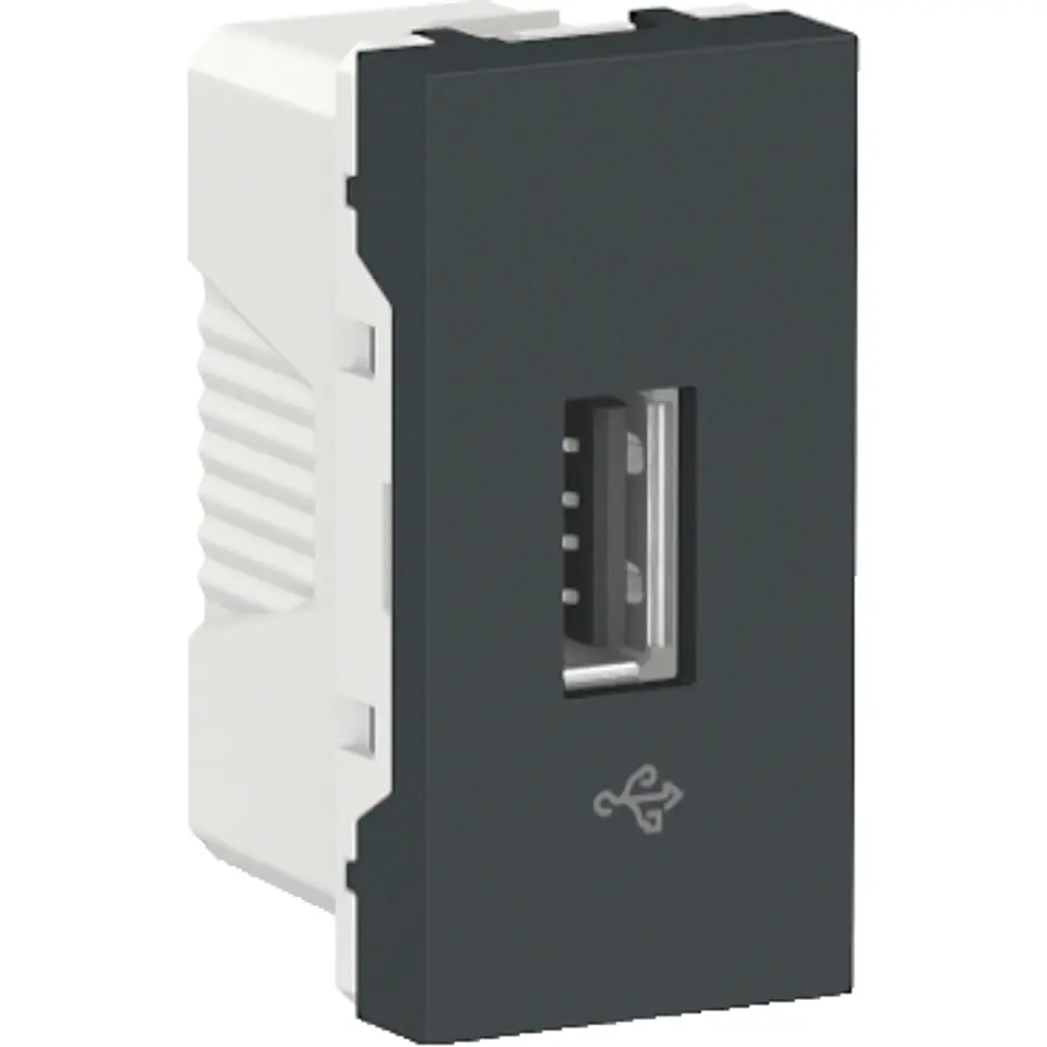 Módulo toma USB Orion conector de datos -Grafito 1