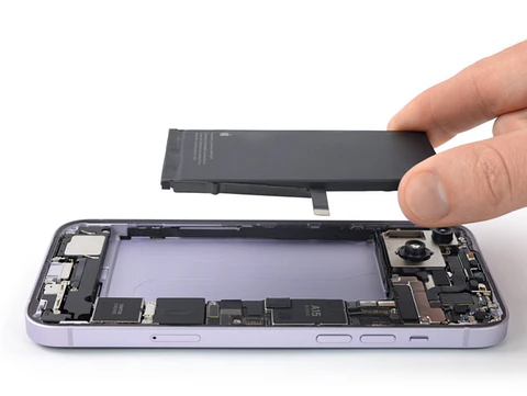 Cambio de batería iPhone 14 Plus (con %)