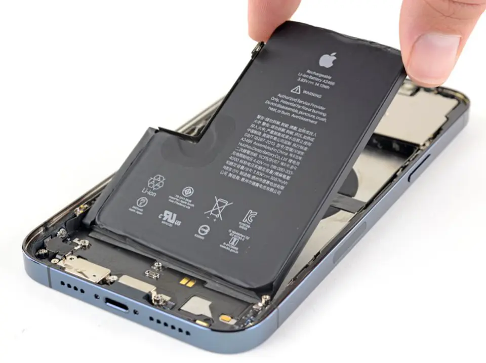 Cambio de batería iPhone 12 PRO MAX (con %) 1