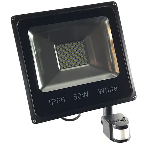 Proyector LED con sensor de movimiento 50w