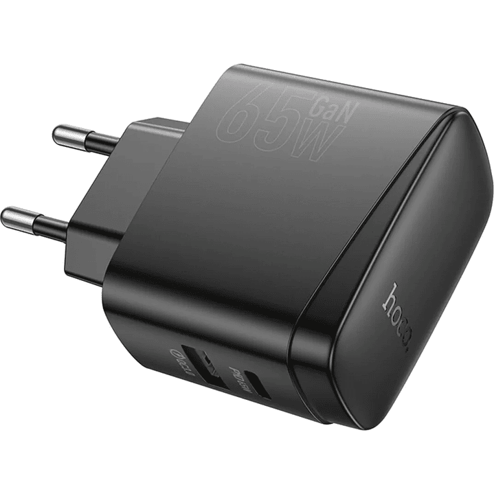 Cargador Rápido HOCO 65W – Compatible con celulares, tablets y laptops 4