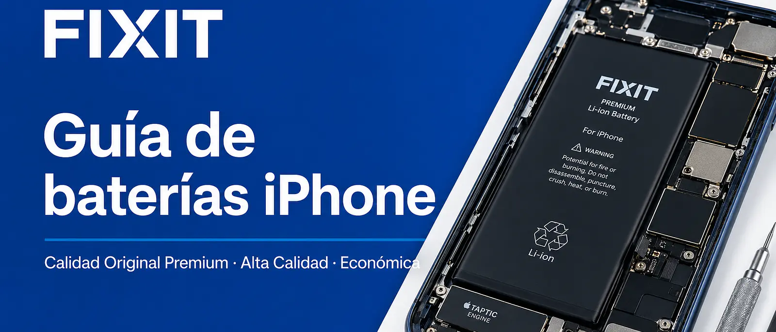 Diferencias entre baterías iPhone: Calidad Original Premium, Alta Calidad y Económica