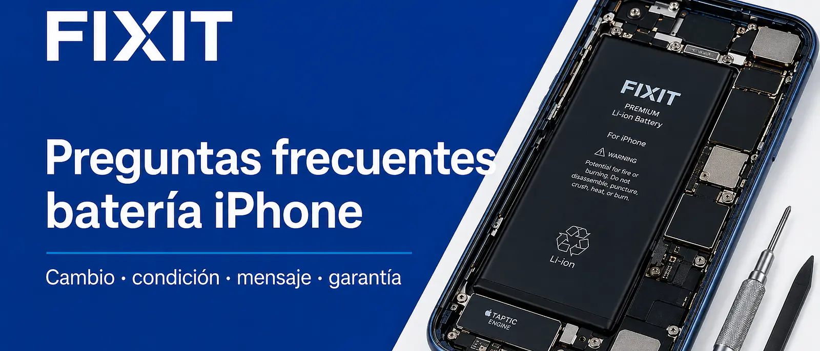 Preguntas frecuentes sobre cambio de batería iPhone