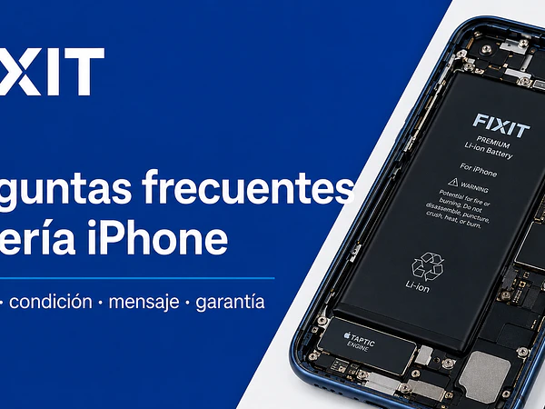 Preguntas frecuentes sobre cambio de batería iPhone