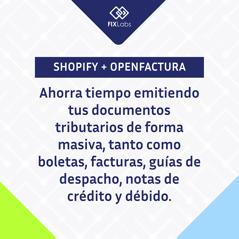 Shopify con Openfactura