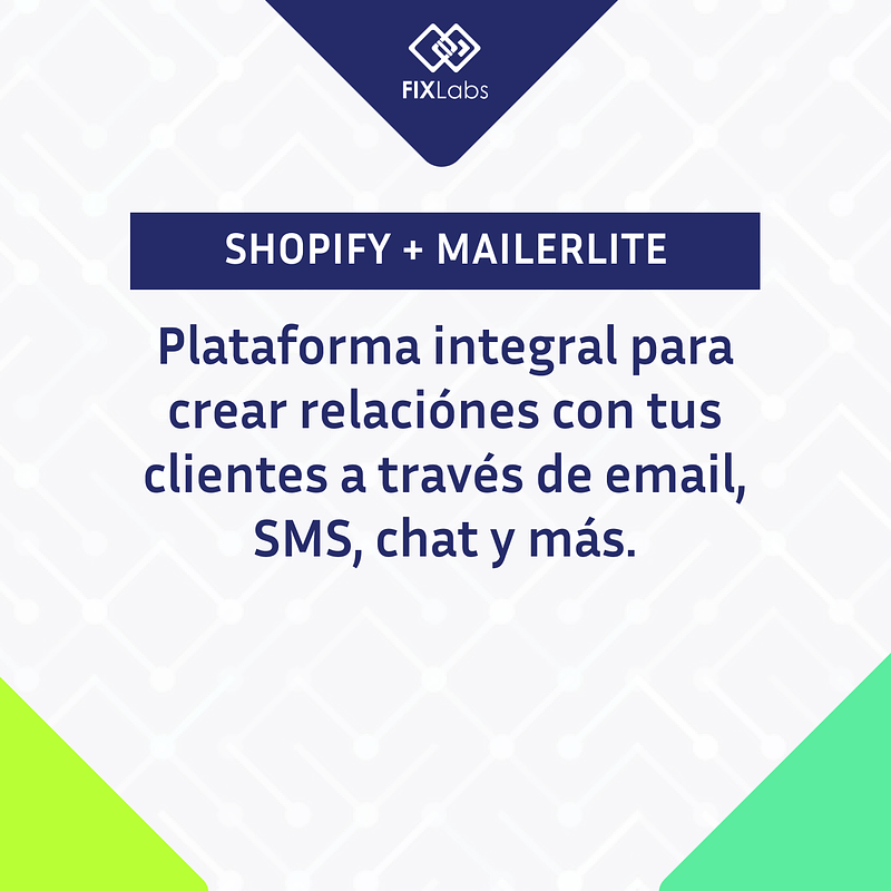 Shopify con Mailerlite 
