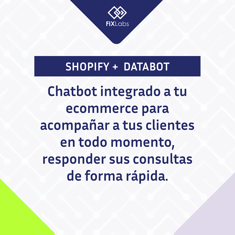 Shopify con Databot 