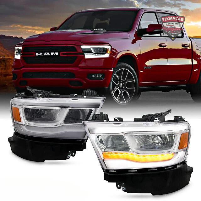 For 2017-2019 Ford Escape Halogen w/o LED DRL Headlight Headlamp LH